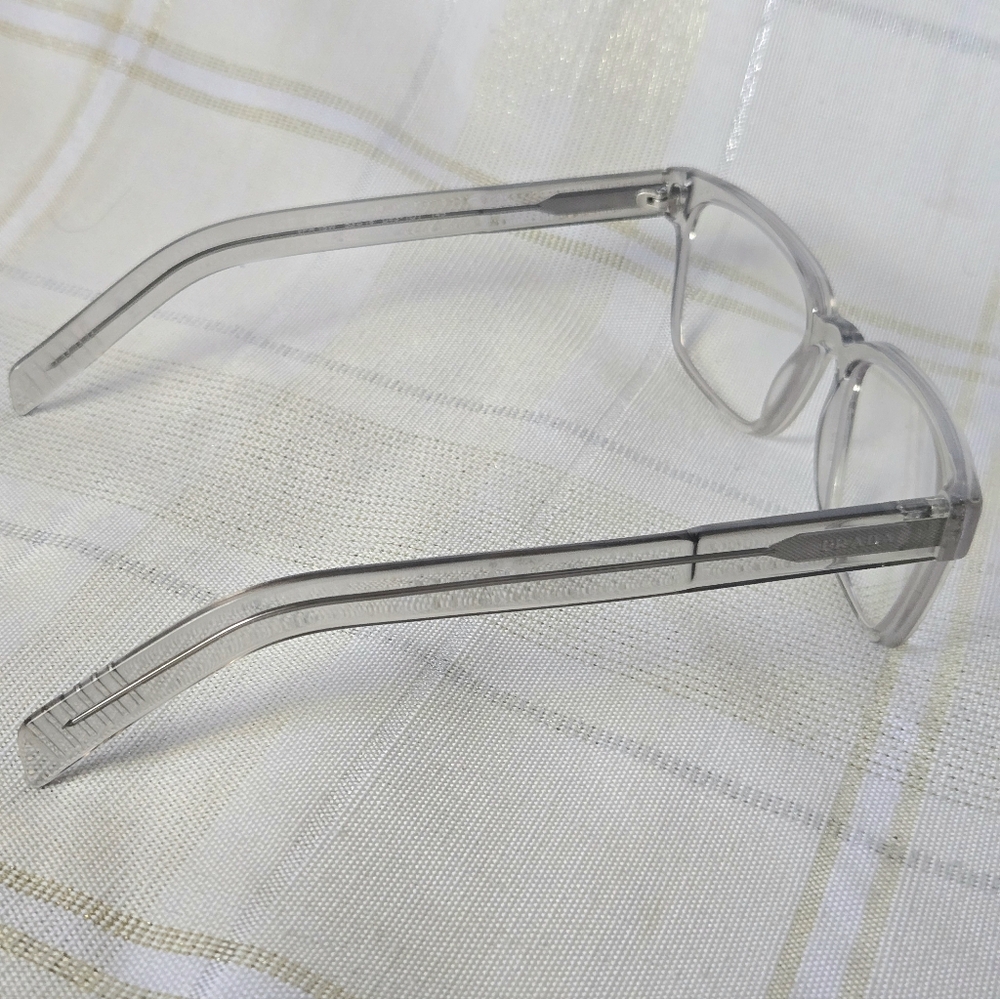 Prada Men's Transparent Gray Glasses - Picture 7 of 15